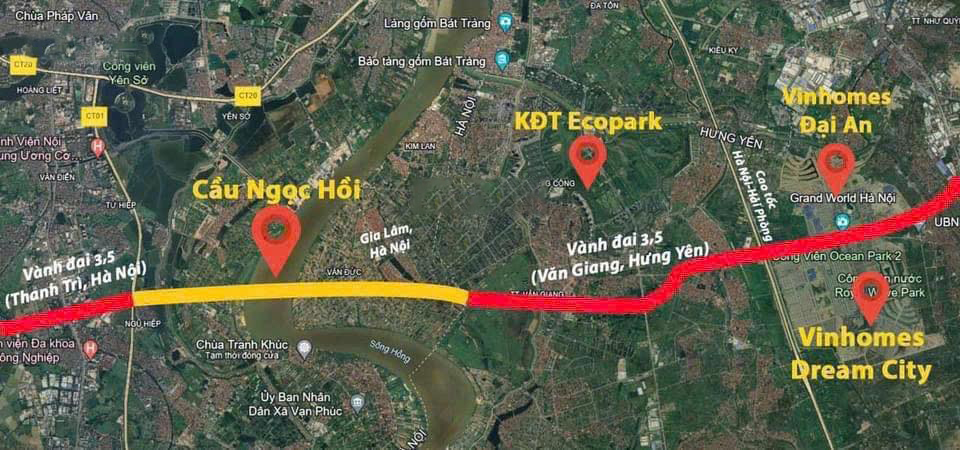 Cần bán nhanh 63m2 đất thổ cư mặt tiền 6m vuông vắn tại Kim Ngưu – Tân Tiến – Văn Giang đường 4m