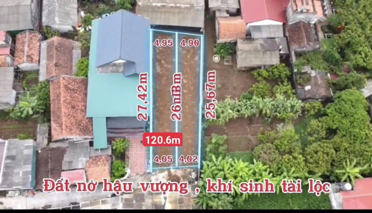 Chính chủ gửi bán 121,2m2 tại Bãi Sậy 2 – Tân Dân Khoái Châu Hưng Yên Đường ô tô vào tận