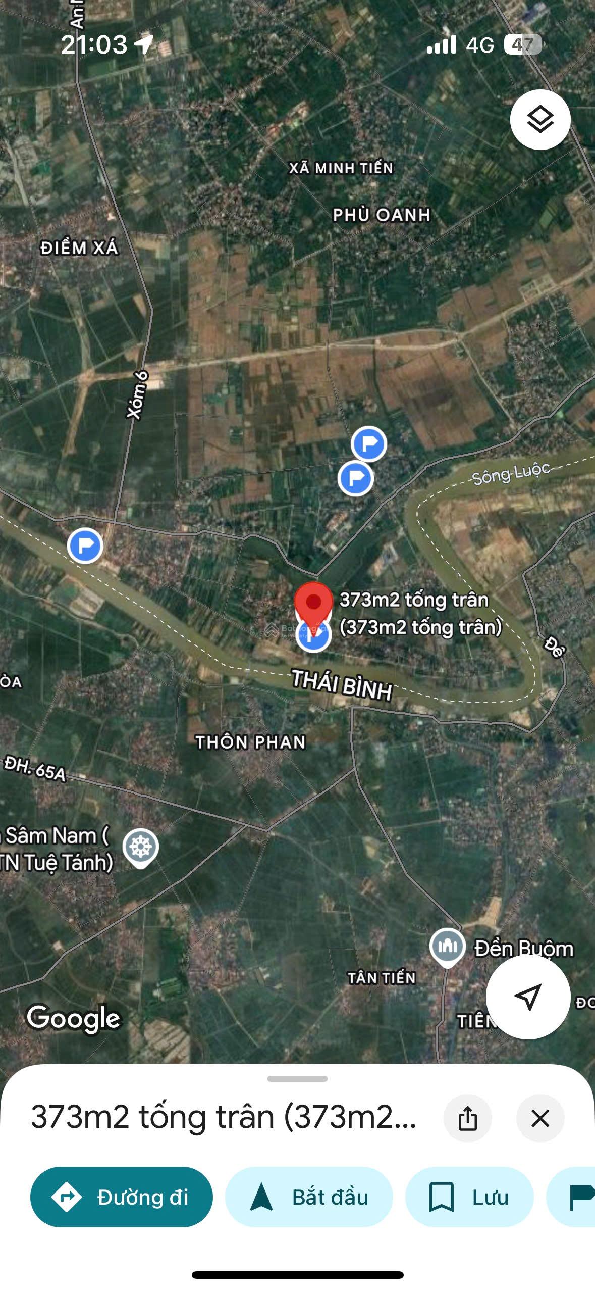 Bán 373.1m2 đất mặt tiền 20m tách thửa đẹp. Đất Tống Trân, Phù Cừ, Hưng Yên