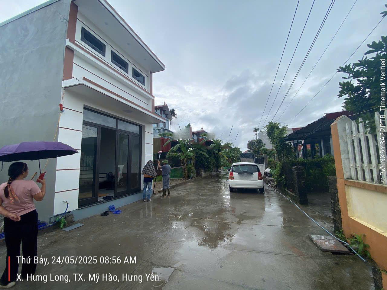 Bán đất thổ cư 55,4m², sổ đỏ cc Thôn ThụyXuyên, Mỹ Hào Hưng Yên, đường ô tô tránh nhau