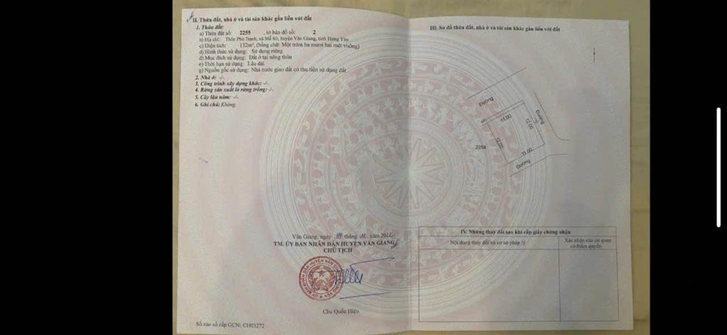 132m2 Đất đấu giá tại Phú Trạch - Mễ Sở - Văn Giang - Hưng Yên ngay sát đường di sản và cầu Mễ Sở